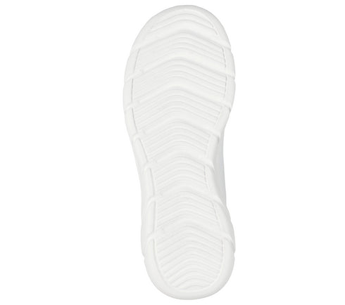 Pantofi sport, dama, SKECHERS BOBS B FLEX LO - COOL EASE 117715-W alb, piele ecologica
